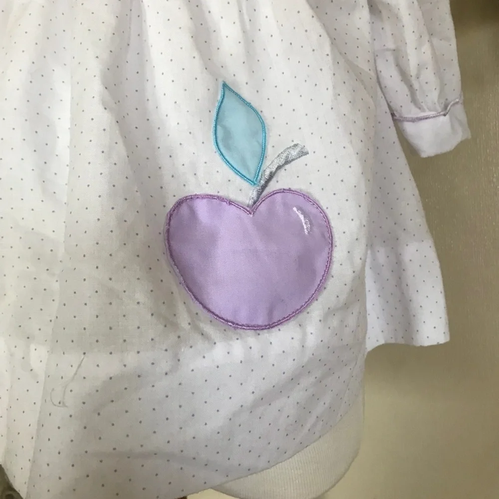 Rare VTG 1960’s Baby Plum Peter Pan Collar Dress